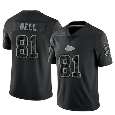 Men's Nike Kansas City Chiefs Blake Bell Reflective Jersey - Black Limited