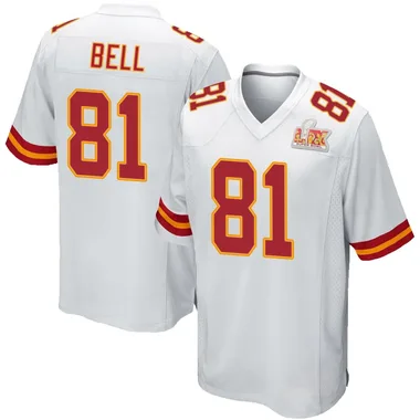Men's Nike Kansas City Chiefs Blake Bell Super Bowl LIX Jersey - White Game