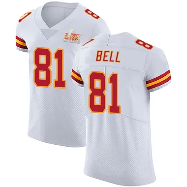 Men's Nike Kansas City Chiefs Blake Bell Vapor Untouchable Super Bowl LIX Jersey - White Elite