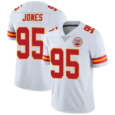 Men's Nike Kansas City Chiefs Chris Jones Vapor Untouchable Jersey - White Limited