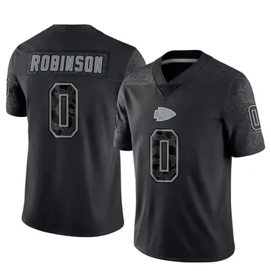 Men's Nike Kansas City Chiefs Janarius Robinson Reflective Jersey - Black Limited