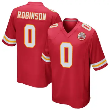 Men's Nike Kansas City Chiefs Janarius Robinson Team Color Jersey - Red Game