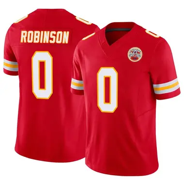 Men's Nike Kansas City Chiefs Janarius Robinson Vapor F.U.S.E. Jersey - Red Limited