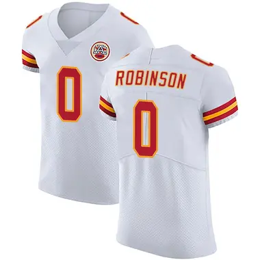 Men's Nike Kansas City Chiefs Janarius Robinson Vapor Untouchable Jersey - White Elite