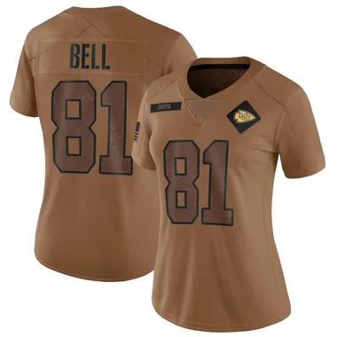 Women's Nike Kansas City Chiefs Blake Bell 2023 Salute To Service Jersey - Brown Limited