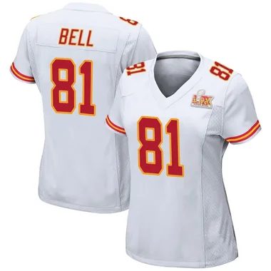 Women's Nike Kansas City Chiefs Blake Bell Super Bowl LIX Jersey - White Game
