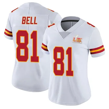 Women's Nike Kansas City Chiefs Blake Bell Vapor Untouchable Super Bowl LIX Jersey - White Limited