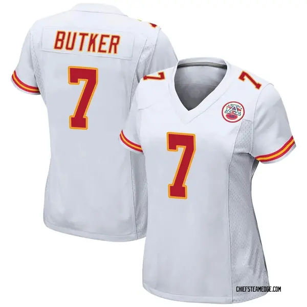 Women's Nike Kansas City Chiefs Harrison Butker Jersey White Game