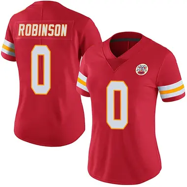 Women's Nike Kansas City Chiefs Janarius Robinson Team Color Vapor Untouchable Jersey - Red Limited