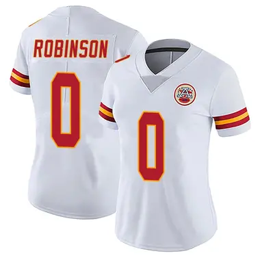 Women's Nike Kansas City Chiefs Janarius Robinson Vapor Untouchable Jersey - White Limited