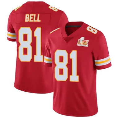 Youth Nike Kansas City Chiefs Blake Bell Team Color Vapor Untouchable Super Bowl LIX Jersey - Red Limited