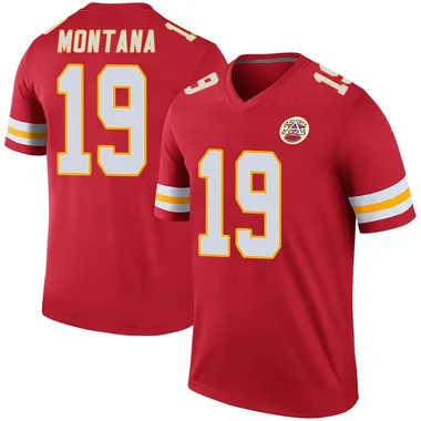 Youth Nike Kansas City Chiefs Joe Montana Color Rush Jersey - Red Legend